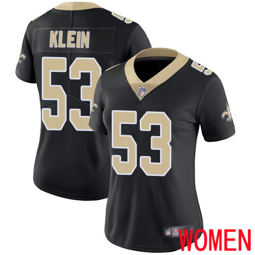 New Orleans Saints Limited Black Women A J  Klein Home Jersey NFL Football #53 Vapor Untouchable Jersey